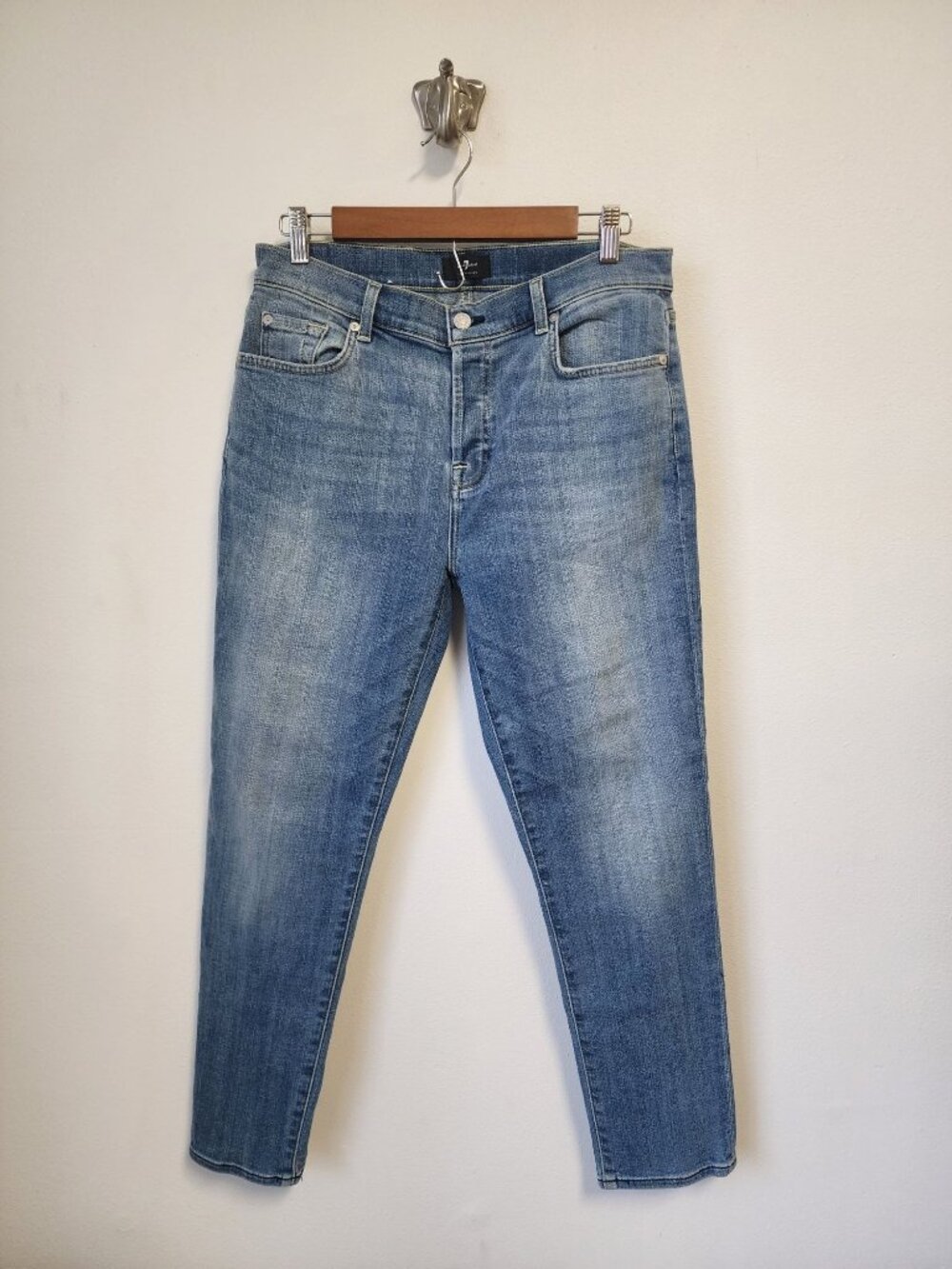 7 For All Mankind Josefina button fly boyfriend blue jeans 29